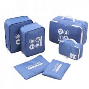 Комплект дорожных органайзеров для путешествий 6 шт P.Travel Синий (PT111)