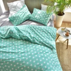 Комплект постельного белья IDEIA StarDreams Ранфорс Полуторный Ментол 150 х 220 см (4820227284887)