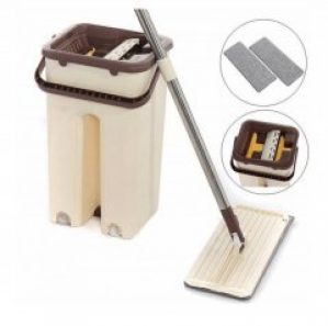 Швабра с ведром и автоматическим отжимом - комплект для уборки Scratch Cleaning Mop