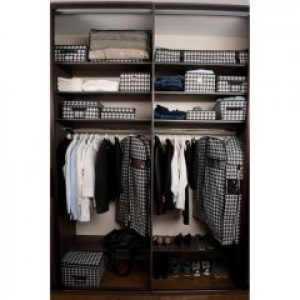 Чехол для одежды Handy Home Черно-белый 100х60х30 см (11958485)