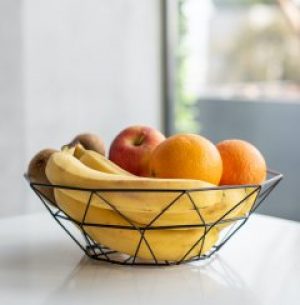 Корзина для фруктів MORO 27*9см чорна M-2056BL