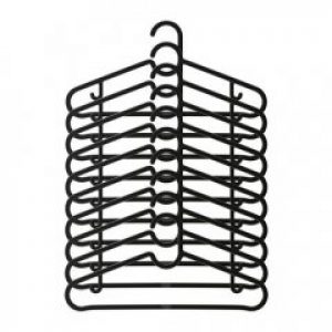 Набор вешалок для одежды IKEA SPRUTTIG 10 шт черный 203.170.79
