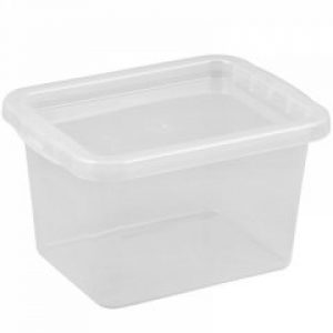Ящик для хранения с крышкой 8л BASIC 2294 Plast Team