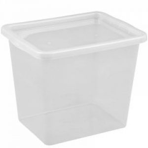 Ящик для хранения с крышкой 29л BASIC 2297 Plast Team