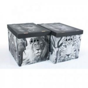 Набор картонных ящиков для хранения XL Safari 2шт 1217.20 Global-Pak (Польша)