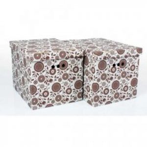 Набор картонных ящиков для хранения XL подсолнух 2шт 1217.13 Global-Pak (Польша)