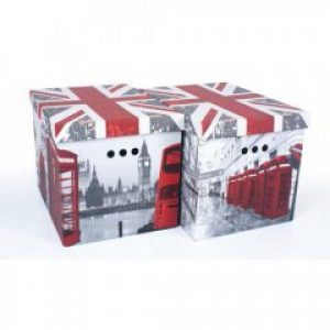 Набор картонных ящиков для хранения XL London 2шт 1217.18 Global-Pak (Польша)