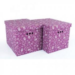 Набор картонных ящиков для хранения XL тюльпан 2 шт 1217.9.1 Global-Pak (Польша)