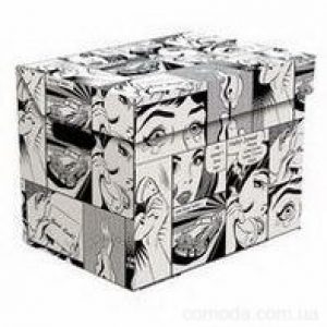 Ящик для хранения картонный ONE комикс 2437.14 Global-Pak (Польша)