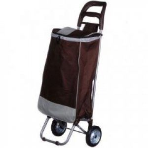 Тачка сумка на колесах кравчучка металл 94см Stenson MH-2079 Brown