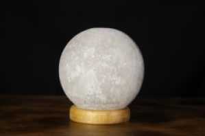 Соляная лампа А-Соль светильник Шар гладкий малый красный