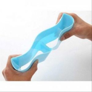 Настенный органайзер для обуви голубой