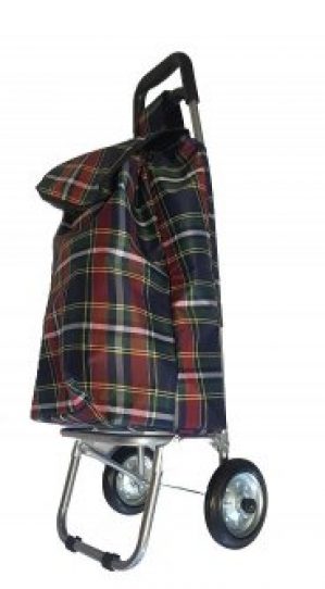 Сумка-тележка хозяйственная "КРАВЧУЧКА" большая на железных колесах