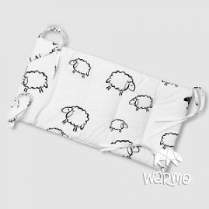 Бортик в детскую кроватку Warmo Овечки 32х60 см ()