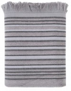 Махровое полотенце Irya Serin gri 75х140 (svt-2000022232357)