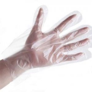 Перчатки полиэтиленовые одноразовые Medicom (100шт в упаковке) прозрачные