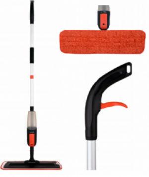 Швабра с распылителем LUND 67160 с 2 микрофибрами 118 см