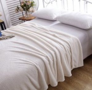 Плед Koloco Бамбук 150X200см Молочный