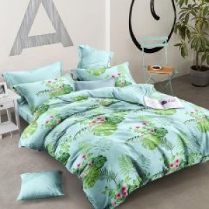 Комплект постельного белья Наша Швейка Ранфорс Тропический край Полуторный 150 х 215 см