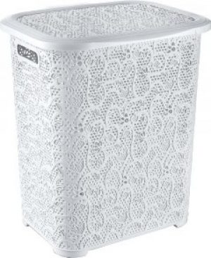 Корзина Tuffex для белья Ажур 45 л белый (ТР8006)