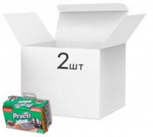 Упаковка губок кухонных Paclan Teflonex 2 шт по 2 губки (5900942137206)