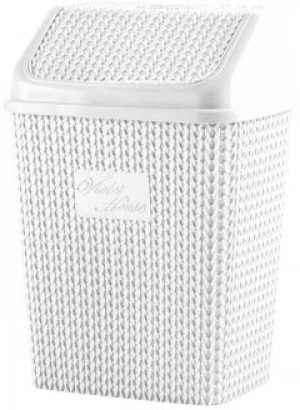 Корзина для мусора Violet House 0026 Виолетта 10 л 35х24х18 см White