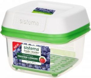 Емкость для хранения овощей и фруктов Sistema Freshworks Green 591 мл (53105)