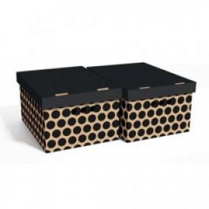 Набор картонных ящиков для хранения А4