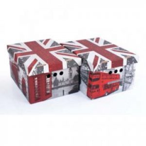 Набор картонных ящиков для хранения А4