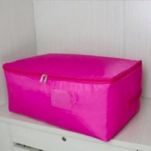 Органайзер для постельного белья Arivans 55x40x25см розовый 16-645