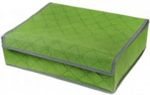 Органайзер для бюстгальтеров на 16 ячеек с крышкой Supretto 27х36х11 см Салатовый (5689-0001)