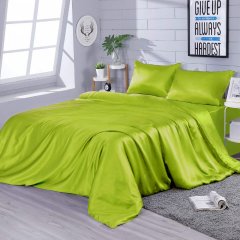 Комплект постельного белья Zastelli Шелковый Зеленый 145 х 210 см (2500000964817)