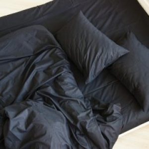 Однотонное черное белье MDreams 1.5-спальный 150*220