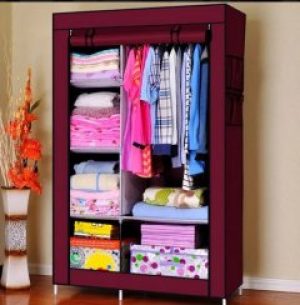 Портативный шкаф для хранения вещей Contour Pro Storage Wardrobe Бордовый