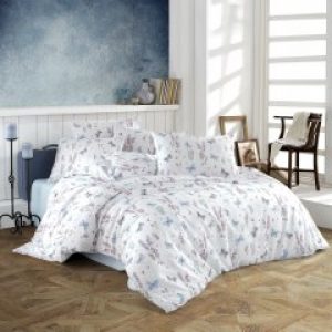 Комплект постельного белья LightHouse Blue Butterfly бязь голд 200х220 2х50х70 (2200000551337)