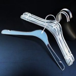 Набор плечиков для одежды Hanger акриловых прозрачных 40 см 5 шт (02-01-03)