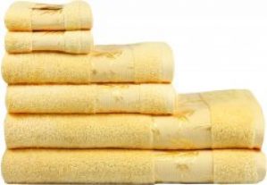 Махровое полотенце Maisonette Bamboo 50х100 Желтый (8699965120933)