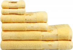 Махровое полотенце Maisonette Bamboo 50х100 Желтый (8699965120933)
