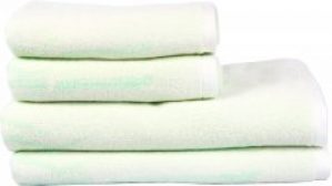 Махровое полотенце Maisonette Bamboo Leaf 76х152 Мятный (8699965121008)