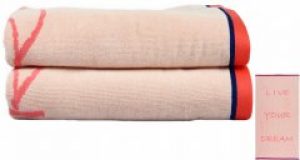 Полотенце пляжное Maisonette Dream Розовый 70х130 (8699965121183)