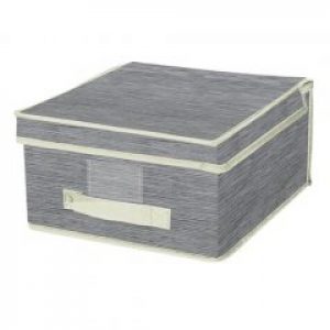 Короб Homax Прованс с крышкой и окошком 40x30x25 см (12044676)