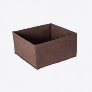 Короб текстильный SPACEO Tissus коричневый 30х15х30 см (11937674)