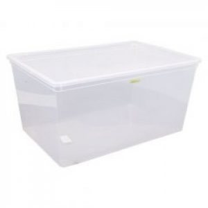 Бокс Viland пластиковый прозрачный 45 л с крышкой (11402713)
