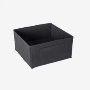 Короб текстильный SPACEO Tissus черный 30х15х30 см (11937723)