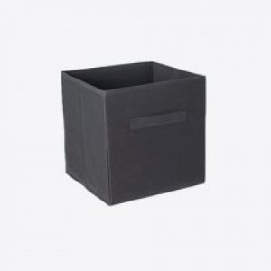 Короб текстильный SPACEO Tissus черный 30х30х30 см (11937583)