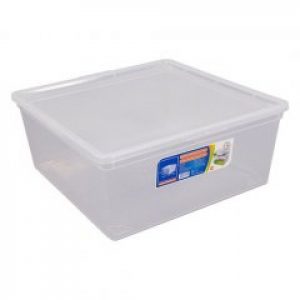 Бокс Viland пластиковый прозрачный 17.5 л с крышкой (11402671)