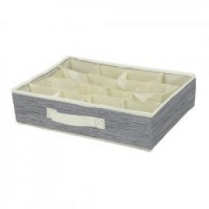 Короб Homax серый с отделениями 35х27х9 см (12044655)