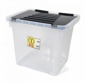 Ящик-контейнер пластиковый с крышкой Heidrun Dragon One 36л