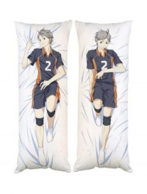 Дакимакура Сугавара аниме волейбол 40х100 см со съемной наволочкой (dak0434)