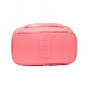 Дорожный органайзер Supretto для белья и косметики 27х14х10 см Розовый (56690001)